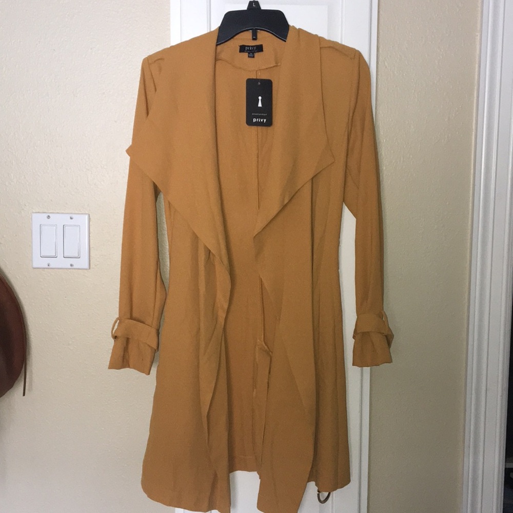 Mustard light Casual Jacket